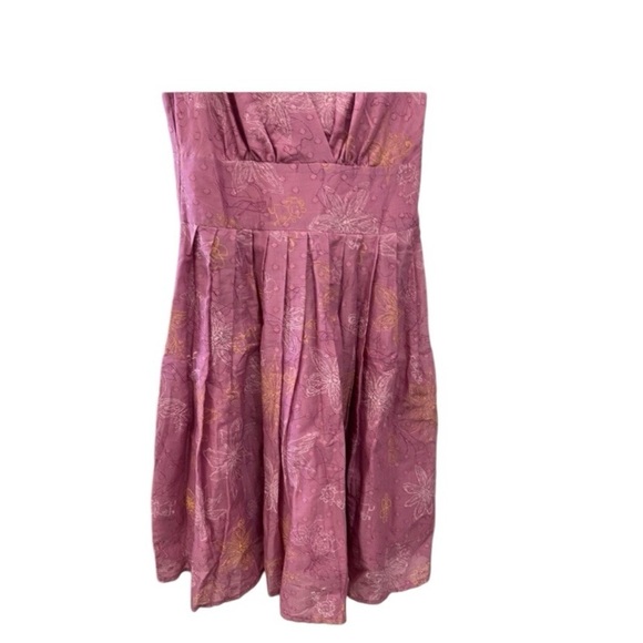 Aryeh gorgeous sleeveless dress embroidered pattern lined - Picture 2 of 5